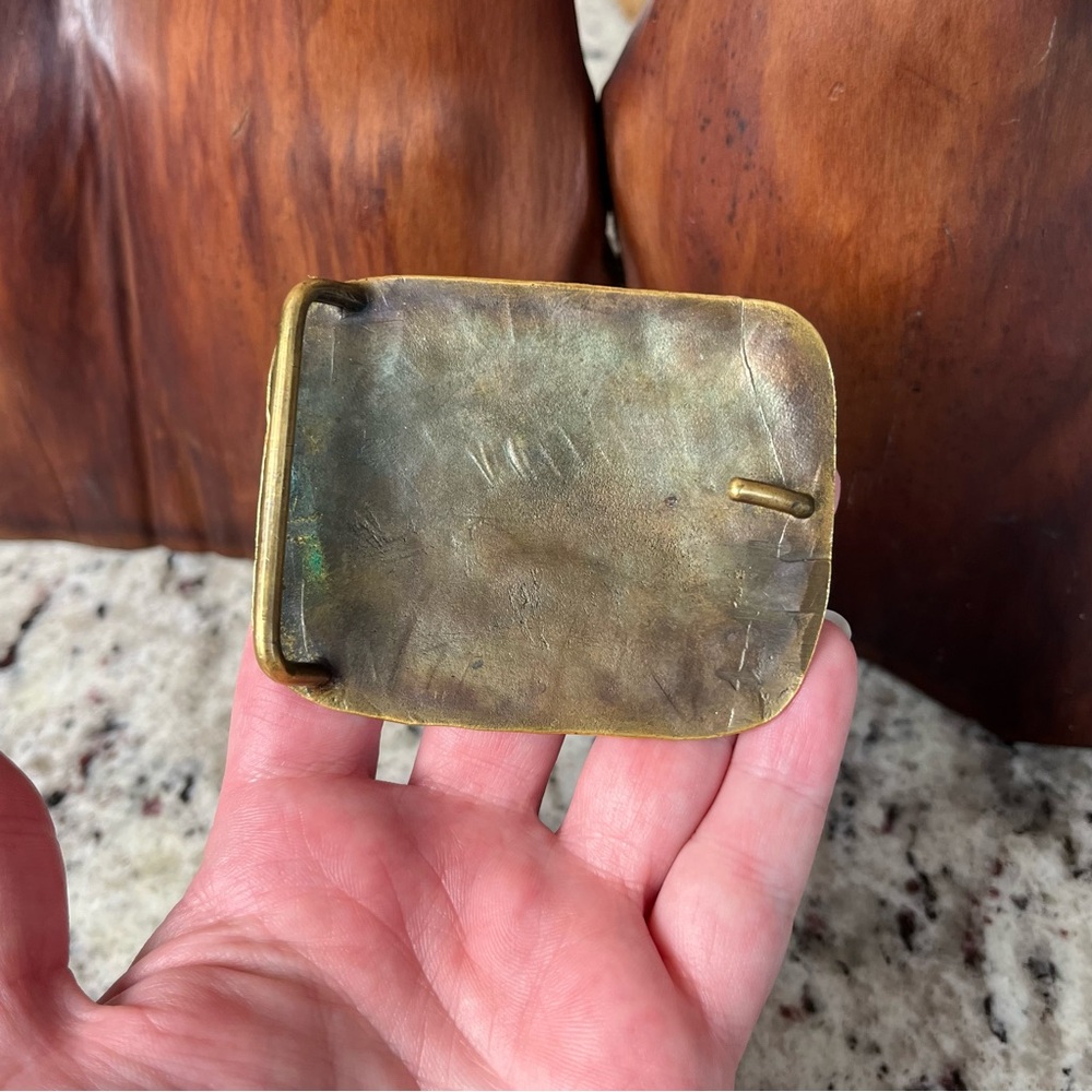 Early Yurman Putnam Art Works Bronze Belt Buckle - Picture 7 of 11